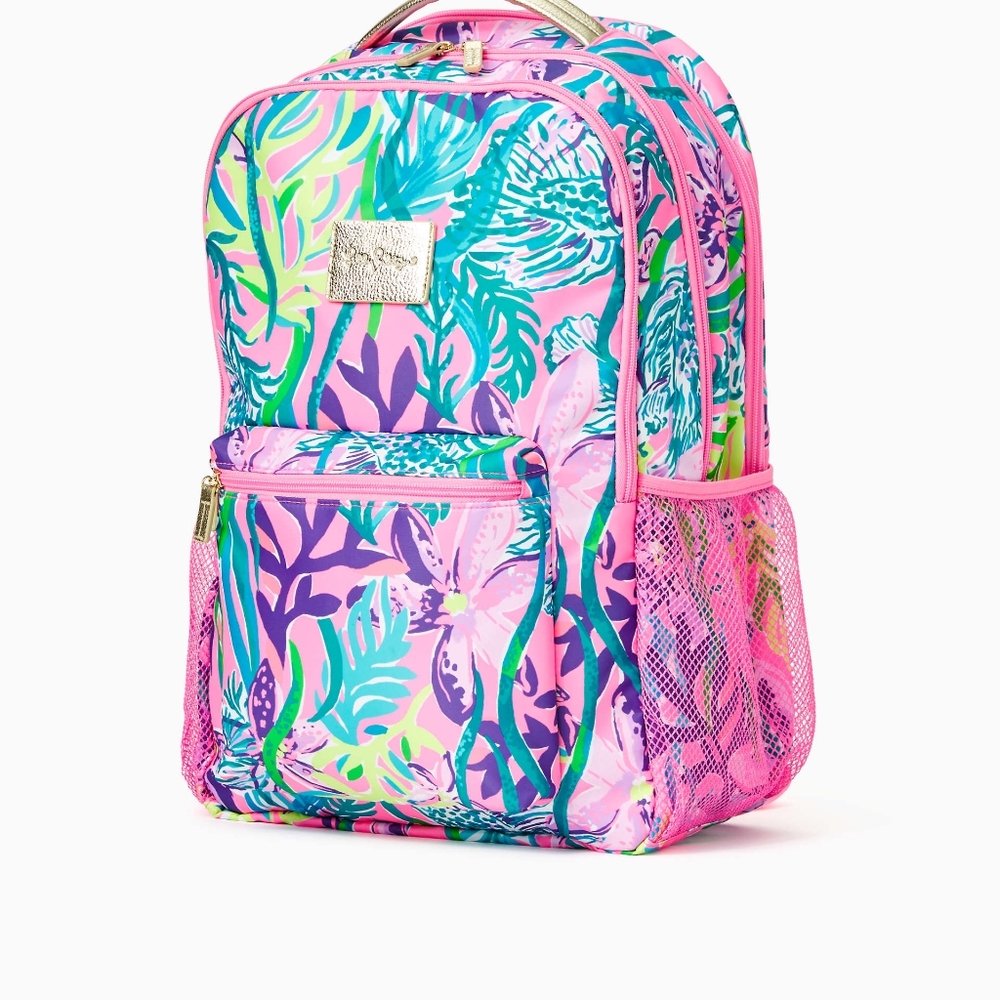Lilly Pulitzer Cabrie Backpack Party All The Tide